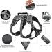 Heele XL Black Dog Harness Reflective Breakout Buckle Robust Handle & Panic Clip for Ultimate Comfort and Stability - Buy Online on GoSupps.com