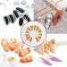 24PCS Metal Chains Nail Art Accessory Set - Gold Punk Glitter Studs, Line Pattern Mixed Shape Charms for DIY Nail Decoration - Buy Online on GoSupps.com