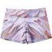 Dancina Marble Line Gymnastics Leotards for Girls + Shorts Set | Pink & Gold | Ages 4-12 - Buy Online on GoSupps.com