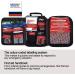 Compact First Aid Kit with Labelled Compartments - Molle System for Home, Car, Travel, Hiking, Office | Emergency Kit for College Dorm, Students - Buy Online on GoSupps.com