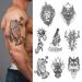 TZnyly 8 large semi-permanent tattoos juice plant lifelike tattoos lasting 2 weeks sexy pattern fake arm body art stickers lasting waterproof temporary tattoos adult youth handsome sexy temporary infinite lifelike tattoo...