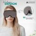 Buy Modern Advantage 3D Sleeping Eye Mask with Earplugs | 100% Light Blocking Sleep Mask for Men & Women | Travel Nap & Yoga | Breathable & Adjustable Design - Buy Online on GoSupps.com