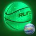RUNIGHT Basketball - Glow in The Dark Basketballs - Official Size 7 & Size 6 & Size 5 Ball for Night Games - Green Light Up Balls Gifts for Kids,Boys,Girls,Men and Women Glow Green Light (With Pump) Official Size 7/29.5" - With Pump