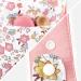 GAGAKU Baby Doll Carrier - Pink Peach Blossom Toy Sling with Adjustable Straps for Kids - Buy Online on GoSupps.com
