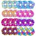 MOLYHUA Hair Scrunchies for Girls  24 Pcs Shiny Scrunchies Metallic Hair Tie for Women 24Pcs