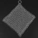 LAMELLIS Cast Iron Cleaner -Premium 316 Stainless Steel Chainmail Scrubber 8x6 Inch - Buy Online on GoSupps.com