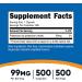Nutricost Potassium Citrate 99mg - 500 Capsules - Buy Online on GoSupps.com
