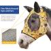Harrison Howard Fly Mask for Horses | Super Comfortable UV Protection | Elastic Fit & Exclusive Golden Prints | Size M Medium - Buy Online on GoSupps.com