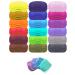 Eye Mask Sleep Masks Pack of 36 PorsMing Sleeping Mask Blindfold Eye Cover Team Building Games Party with Nose Pad and Adjustable Strap for Women Men Kids 4 Layers Colors (18 Color 36 Pieces)
