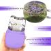 Silicone Face Roller Ice Mold Kit - Cryo Cube Lavender Flowers Cotton Pad for Fine Lines & Pore Reduction | Beauty Skin Care - Buy Online on GoSupps.com