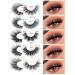 JIMIRE 5D Faux Mink False Eyelashes Multipack - 20 Pairs | Natural Fluffy Wispy Lashes | 5 Styles | 14mm-18mm | Small Eyes | Natural Look - Buy Online on GoSupps.com