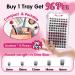 PRO Lash Clusters 96 Pcs - Natural Look DIY Eyelash Extension Kit - Wispy Individual Lashes - Reusable Thin Band - 8-16mm Timeless D-8-16 Mix - Buy Online on GoSupps.com