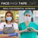 Uplift Secret Face Mask Tape Double Sided (100 Count) - Prevents Fogging, Slipping & Gaps - Works with All Masks - Buy Online on GoSupps.com