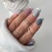 S195 Semilac One Step Hybrid Nail Polish 3in1 Eternal Stone Grey - 5 ml UV LED Colour for Flawless Nails - Buy Online on GoSupps.com