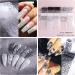 Buy 10 Rolls Lace Nail Art Foil Transfer Stickers - Black & White Flower Decals for Stunning Nail Art | International Shipping Available - Buy Online on GoSupps.com