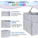 GINSER Baby Diaper Caddy Organizer - Nursery Essentials for Changing Table & Car | Baby Shower Gift Registry | Gray - Buy Online on GoSupps.com