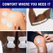 Syrtenty TENS Unit Replacement Pads - 5 Pack Butterfly Shaped Electrode Squares for Muscle Therapy & Pain Relief - Buy Online on GoSupps.com