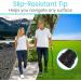 Folding Cane for Men and Women - Lightweight and Adjustable - Portable Hand Walking Stick - Balancing Mobility Aid - Sleek Black Design - Buy Online on GoSupps.com