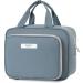 Large Travel Toiletry Bag Organizer - Greyish Blue Makeup & Cosmetic Bag for Women - Buy Online on GoSupps.com
