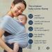 Konny Baby Carrier Flex Summer - Adjustable Air-Mesh Infant Sling Wrap - Beige, XS-XL - Buy Online on GoSupps.com