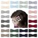 Jollybows 24 PCS Baby Hair Bow Clips for Toddlers Girls Fully Lined Mini Bow Barrettes For Infant Fine Hair Accessories for Babies Kids Teen