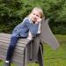 Roba Wooden Horse for Garden | Vaulting Horse with Mane & Tail | Solid Gray Play Horse for Gymnastics & Riding - Buy Online on GoSupps.com