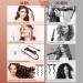 Curling Wand 1 Inch Hair Wand Curling Iron with 4 Temps Produces Loose Curls Big Curling Wand Purple - Buy Online on GoSupps.com