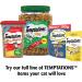 TEMPTATIONS ShakeUps Clucky Carnival Cat Treats - Crunchy and Soft - Lobster, Crab, Shrimp Flavors - 5.29 Ounce Pack - Buy Online on GoSupps.com