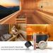 Sauna Accessories Kit Complete Aluminum Bucket Set with Ladle Thermometer/Hygrometer/Sauna Bucke/Hourglass Great for Sauna and Spa 7L - Buy Online on GoSupps.com