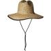 Brooklyn Athletics Men's Lifeguard Straw Hat - Unisex Beach Sun Protection - Buy Online on GoSupps.com