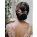 SWEETV Handmade Wedding Hair Pins for Brides - 2Pcs Bridal Hair Accessories Set - Buy Online on GoSupps.com