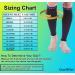Doc Miller Calf Compression Sleeve - Men and Women - 15-20mmHg - Shin Splint & Varicose Vein Relief - Black - Medium - 1 Pair - Buy Online on GoSupps.com