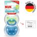 Buy NUK Signature Pacifier Set | BPA-Free Silicone | 18-36 Months | 2 Pieces in Blue & Green | Comfort for Your Baby - Buy Online on GoSupps.com