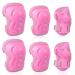 Kids Protective Gear Set with Soft Knee Pads, Elbow Pads, Wrist Guards for Children Toddler Skating, Cycling, Bike, Rollerblading, Scooter, Skateboard, Suitable for Boys Girls(Butterfl,Pink,S) Butterfly-Pink S