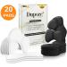 Dupore 20x Premium Heel Cushion Inserts - Self-Adhesive Anti-Slip Protection for High Heels - Comfort Pillow Against Blisters & Friction - Black & White - Buy Online on GoSupps.com