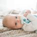 Dr. Brown's Lovey Blanket with Beaded Ring Teether and HappyPaci Silicone Pacifier in Green - Shop Now - Buy Online on GoSupps.com