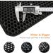 Conlun Cat Litter Mat with Double Layer Design - Water and Urine Proof, Scatter Control - Easy to Clean Washable - 23 x 17 Black - Buy Online on GoSupps.com