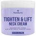Neck Firming Cream with Hyaluronic Acid Collagen and Cupuacu Butter Firming Lifting Neck Cream for Wrinkles and Crepe Skin Neck Wrinkle Cream and Moisturizer for Smoother-Looking Skin (4oz)