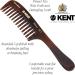 Kent 21T 8 Large Hair Detangling Comb - Wide Teeth for Thick Curly Hair - Handmade in England, Cellulose Saw-Cut - Long Hair Detangler for Wet/Dry - 1-Pack - Buy Online on GoSupps.com