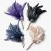 Sweetv 1920s Flapper Headband - Rhinestone Pearl Feather Hair Band | Great Gatsby Accessories in Champagne - Buy Online on GoSupps.com