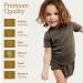Nui Organics Merino Wool & Tencel Kids T-Shirt - Lichen, 8 Years | Ultra Soft Base Layer for Year-Round Comfort - Buy Online on GoSupps.com