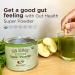 Four Sigmatic Gut Health Super Powder - Organic Green Superfood with Probiotics & Prebiotics | Apple Celery Super Greens Blend | 4.94 oz Drink Mix - Buy Online on GoSupps.com