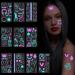 Glow In The Dark Music Temporary Tattoos - Safe & Easy Neon Designs for Kids & Adults | Party Favor Supplies - Buy Online on GoSupps.com