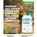 Manganese 10 mg - 365 Vegan Tablets for One Year - High Bioavailability with Lab-Tested Purity - Buy Online on GoSupps.com
