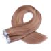 Tape In Hair Extensions #27 Honeyblond - 70cm Remy Real Hair - 20 Bricks 4cm Wide - International Shipping Available - Buy Online on GoSupps.com