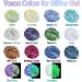 Yosca Holographic Body Glitter Gel 30ML - Mermaid Sequins Chunky Powder for Women, Hair, Festival Makeup - Pearl - Buy Online on GoSupps.com