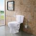 Hibbent Premium One Click Elongated Toilet Seat with Cover - Easy Installation, Quick-Release, Soft Closed - Stable Hinge Design - 18.5'' White Color - Buy Online on GoSupps.com