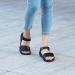 MEGNYA Women's Plantar Fasciitis Orthotic Sandals - Comfortable Arch Support Slides with Soft Straps and Anti-Slip Lightweight Sole - Buy Online on GoSupps.com