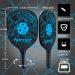 Horfier Pickleball Paddles Set - Lightweight Graphite Rackets with Honeycomb Core for Beginners and Professionals - 4/2 Pack, Carbon Fiber, Wood Color 02 - Buy Online on GoSupps.com