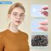 Glasses Nose Pads Kit 60 Pairs Silicone Eyeglasses Nose Pads Transparent Replacement Nose Pads Glasses Repair Kit with Glasses Screws and Tweezers Micro Screwdriver Cleaning Cloth - Buy Online on GoSupps.com